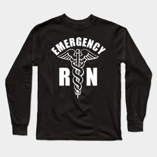 ER Nurse - RN Caduceus Long Sleeve T-Shirt